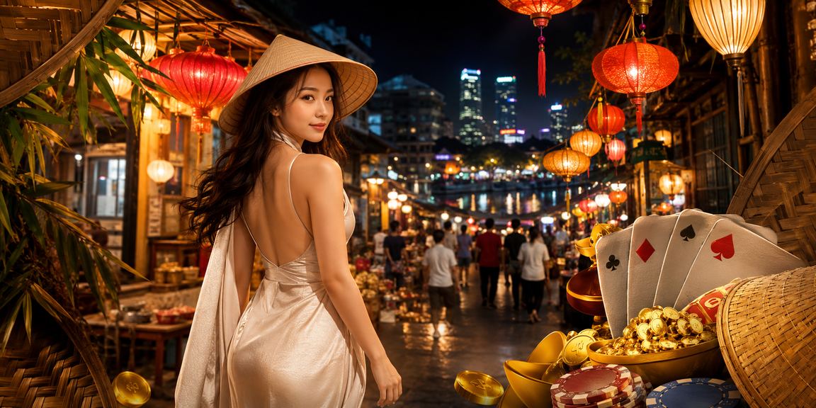 Không khí chơi bài và cá cược tại Hà Nội với chiếc nón lá truyền thống