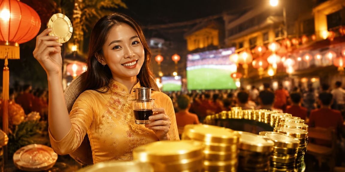 Người chơi tại Huế thưởng thức cà phê và cá cược trực tuyến buổi sáng