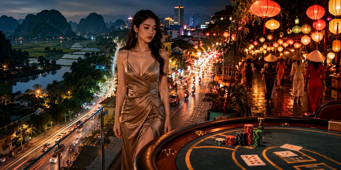 Baccarat đêm tại Ninh Bình – không khí chợ đêm và cá cược trực tuyến